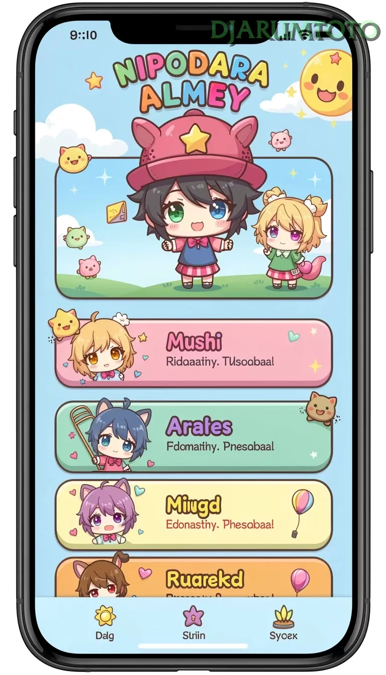 Cuplikan layar GARUDAJITU — menu navigasi