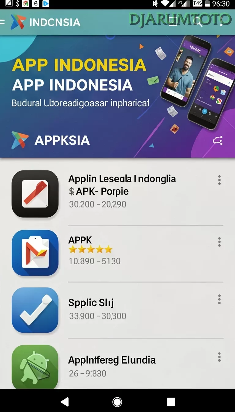 Cuplikan layar BETON999 — menu navigasi